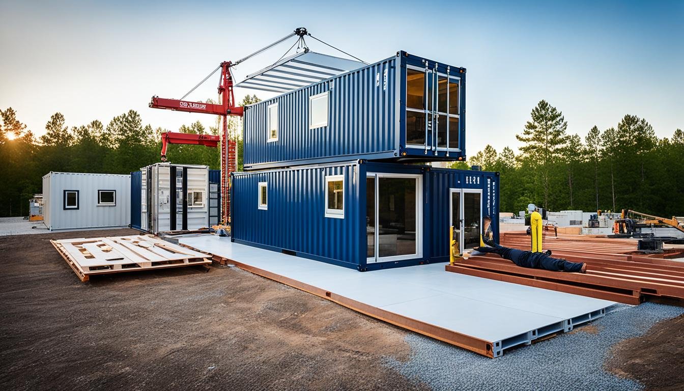 The Construction Process of Container Homes